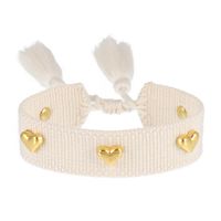 Simple Style Heart Shape Polyester Knitting Women's Bracelets sku image 12