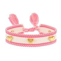 Simple Style Heart Shape Polyester Knitting Women's Bracelets sku image 34