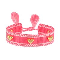 Simple Style Heart Shape Polyester Knitting Women's Bracelets sku image 33