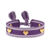 Simple Style Heart Shape Polyester Knitting Women's Bracelets sku image 38