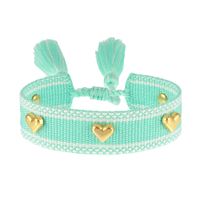 Simple Style Heart Shape Polyester Knitting Women's Bracelets sku image 24