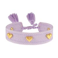 Simple Style Heart Shape Polyester Knitting Women's Bracelets sku image 23