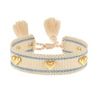 Simple Style Heart Shape Polyester Knitting Women's Bracelets sku image 28