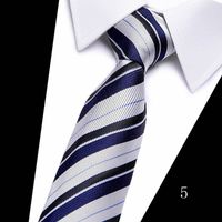 2023 Tie Spot Tie Wholesale Tie Manufacturer 7.5cm Business Men's Formal Wear Polyester Silk Tie sku image 5