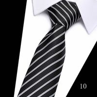 2023 Tie Spot Tie Wholesale Tie Manufacturer 7.5cm Business Men's Formal Wear Polyester Silk Tie sku image 10