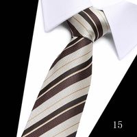 2023 Tie Spot Tie Wholesale Tie Manufacturer 7.5cm Business Men's Formal Wear Polyester Silk Tie sku image 15