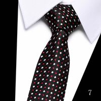 2023 Tie Spot Tie Wholesale Tie Manufacturer 7.5cm Business Men's Formal Wear Polyester Silk Tie sku image 7