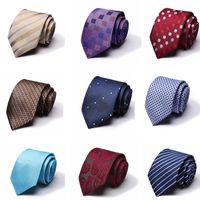 2023 Tie Spot Tie Wholesale Tie Manufacturer 7.5cm Business Men's Formal Wear Polyester Silk Tie main image 1