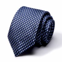 2023 Tie Spot Tie Wholesale Tie Manufacturer 7.5cm Business Men's Formal Wear Polyester Silk Tie main image 6