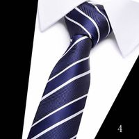 2023 Tie Spot Tie Wholesale Tie Manufacturer 7.5cm Business Men's Formal Wear Polyester Silk Tie sku image 4