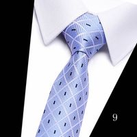 2023 Tie Spot Tie Wholesale Tie Manufacturer 7.5cm Business Men's Formal Wear Polyester Silk Tie sku image 9