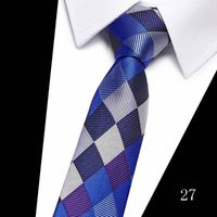2023 Tie Spot Tie Wholesale Tie Manufacturer 7.5cm Business Men's Formal Wear Polyester Silk Tie sku image 27
