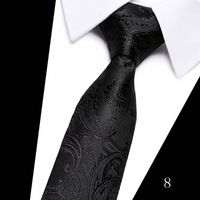2023 Tie Spot Tie Wholesale Tie Manufacturer 7.5cm Business Men's Formal Wear Polyester Silk Tie sku image 8