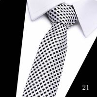 2023 Tie Spot Tie Wholesale Tie Manufacturer 7.5cm Business Men's Formal Wear Polyester Silk Tie sku image 21