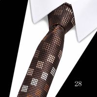 2023 Tie Spot Tie Wholesale Tie Manufacturer 7.5cm Business Men's Formal Wear Polyester Silk Tie sku image 28
