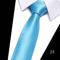 2023 Tie Spot Tie Wholesale Tie Manufacturer 7.5cm Business Men's Formal Wear Polyester Silk Tie sku image 24
