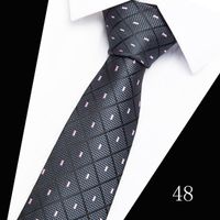 2023 Tie Spot Tie Wholesale Tie Manufacturer 7.5cm Business Men's Formal Wear Polyester Silk Tie sku image 46