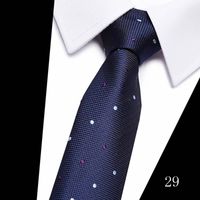 2023 Tie Spot Tie Wholesale Tie Manufacturer 7.5cm Business Men's Formal Wear Polyester Silk Tie sku image 29