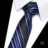 2023 Tie Spot Tie Wholesale Tie Manufacturer 7.5cm Business Men's Formal Wear Polyester Silk Tie sku image 33