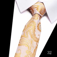 2023 Tie Spot Tie Wholesale Tie Manufacturer 7.5cm Business Men's Formal Wear Polyester Silk Tie sku image 32