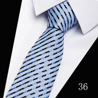 2023 Tie Spot Tie Wholesale Tie Manufacturer 7.5cm Business Men's Formal Wear Polyester Silk Tie sku image 36