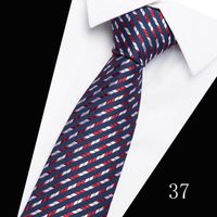 2023 Tie Spot Tie Wholesale Tie Manufacturer 7.5cm Business Men's Formal Wear Polyester Silk Tie sku image 37