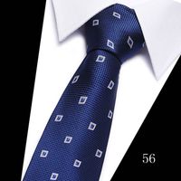 2023 Tie Spot Tie Wholesale Tie Manufacturer 7.5cm Business Men's Formal Wear Polyester Silk Tie sku image 52