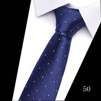 2023 Tie Spot Tie Wholesale Tie Manufacturer 7.5cm Business Men's Formal Wear Polyester Silk Tie sku image 48