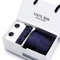 Men's Tie Gift Box 5-piece Set Business Formal Wear Wedding Tie Wholesale main image 4