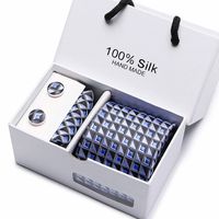 Men's Tie Gift Box 5-piece Set Business Formal Wear Wedding Tie Wholesale sku image 6