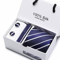Men's Tie Gift Box 5-piece Set Business Formal Wear Wedding Tie Wholesale sku image 4