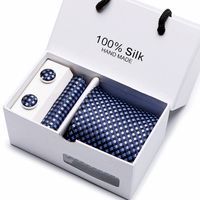 Men's Tie Gift Box 5-piece Set Business Formal Wear Wedding Tie Wholesale sku image 12