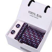 Men's Tie Gift Box 5-piece Set Business Formal Wear Wedding Tie Wholesale sku image 37