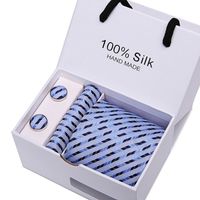 Men's Tie Gift Box 5-piece Set Business Formal Wear Wedding Tie Wholesale sku image 36