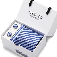 Men's Tie Gift Box 5-piece Set Business Formal Wear Wedding Tie Wholesale sku image 54