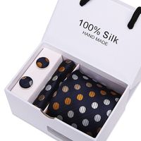 Men's Tie Gift Box 5-piece Set Business Formal Wear Wedding Tie Wholesale sku image 47