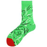 Unisexe Décontractée Fruit Fleur Oiseau Coton Jacquard Crew Socks Une Paire sku image 20