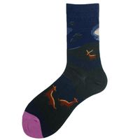 Unisexe Décontractée Fruit Fleur Oiseau Coton Jacquard Crew Socks Une Paire sku image 23