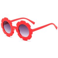 Cute Classic Style Geometric Resin Round Frame Full Frame Kids Sunglasses sku image 3