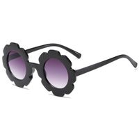 Süß Klassischer Stil Geometrisch Harz Runder Rahmen Vollbild Kinder Sonnenbrille main image 6