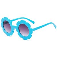 Cute Classic Style Geometric Resin Round Frame Full Frame Kids Sunglasses sku image 4