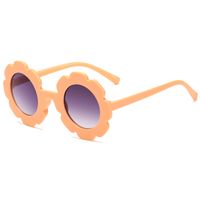 Cute Classic Style Geometric Resin Round Frame Full Frame Kids Sunglasses sku image 2