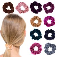 Simple Style Solid Color Cloth Hair Tie main image 5