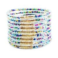 Simple Style Solid Color Pvc Handmade Women's Wristband main image 3