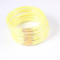 Simple Style Solid Color Pvc Handmade Women's Wristband sku image 18