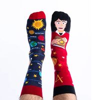 Unisex Casual Cartoon Cotton Crew Socks A Pair main image 4