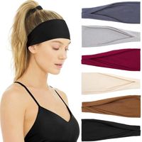 Simple Style Solid Color Cloth Hair Band main image 1