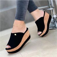 Women's Casual Color Block Point Toe Casual Sandals sku image 7