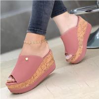 Women's Casual Color Block Point Toe Casual Sandals sku image 12