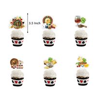Birthday Beer Dice Paper Party Flag Balloons Cake Decorating Supplies sku image 2